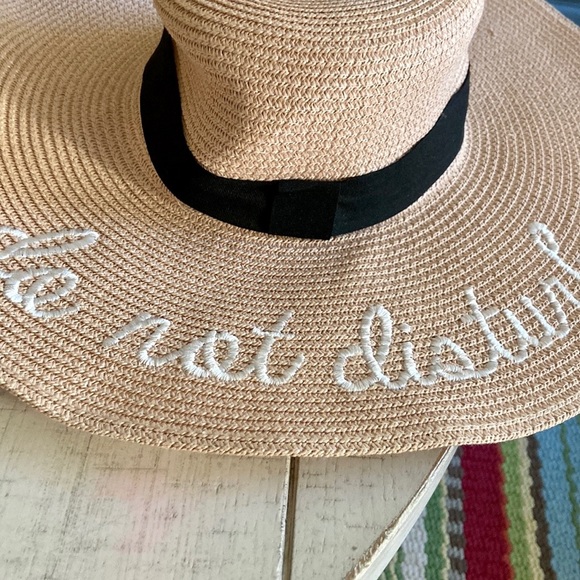 ‘Do Not Disturb Beach’ Floppy Beach/Sun Hat - Picture 9 of 10